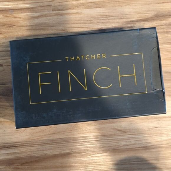 Thatcher Finch Men's Blue‎ Colored Marbled Luxury Dress Shoes Size 11 - Picture 3 of 10